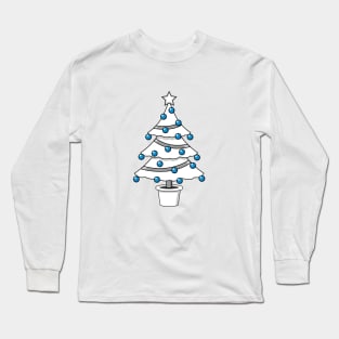 White Christmas Tree Long Sleeve T-Shirt